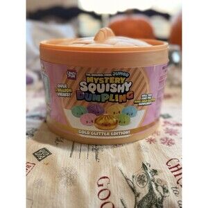 RMS Jumbo Mystery Squishy Dumpling Gold Glitter Edition -NEW RELEASE